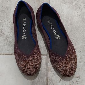 RETIRED | Rothy Flats - Metallic & Eggplant